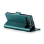 CaseMe - Hoesje geschikt voor Google Pixel 10/10 Pro  - Retro Wallet Book Case - Met Magnetische Sluiting - Groen