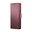 CaseMe - Hoesje geschikt voor Google Pixel 10/10 Pro  - Retro Wallet Book Case - Met Magnetische Sluiting - Rood