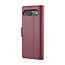 CaseMe - Hoesje geschikt voor Google Pixel 10/10 Pro  - Retro Wallet Book Case - Met Magnetische Sluiting - Rood