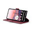 CaseMe - Hoesje geschikt voor Google Pixel 10/10 Pro  - Retro Wallet Book Case - Met Magnetische Sluiting - Rood