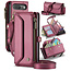 CaseMe - Telefoonhoesje geschikt voor Google Pixel 10/10 Pro - Wallet Book Case met Schouder Strap - Rood