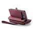 CaseMe - Telefoonhoesje geschikt voor Google Pixel 10/10 Pro - Wallet Book Case met Schouder Strap - Rood