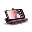 CaseMe - Telefoonhoesje geschikt voor Google Pixel 10/10 Pro - Wallet Book Case met Schouder Strap - Rood