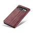 Caseme - Telefoonhoesje geschikt voor Google Pixel 10/10 Pro - Wallet Book Case - Met Magnetische Sluiting - Rood