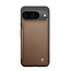 CaseMe - Telefoonhoesje geschikt voor Google Pixel 10/10 Pro - Back Cover met RFID Pasjeshouder - Bruin
