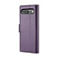 CaseMe - Hoesje geschikt voor Google Pixel 10/10 Pro  - Retro Wallet Book Case - Met Magnetische Sluiting - Paars