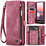 CaseMe - Telefoonhoesje geschikt voor Google Pixel 10/10 Pro - 2 in 1 Book Case en Back Cover - Rood