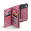 CaseMe - Telefoonhoesje geschikt voor Google Pixel 10/10 Pro - 2 in 1 Book Case en Back Cover - Rood