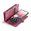 CaseMe - Telefoonhoesje geschikt voor Google Pixel 10/10 Pro - 2 in 1 Book Case en Back Cover - Rood