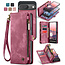 CaseMe - Telefoonhoesje geschikt voor Google Pixel 10/10 Pro - 2 in 1 Book Case en Back Cover - Rood