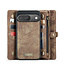 CaseMe - Telefoonhoesje geschikt voor Google Pixel 10/10 Pro - 2 in 1 Book Case en Back Cover - Bruin