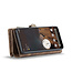 CaseMe - Telefoonhoesje geschikt voor Google Pixel 10/10 Pro - 2 in 1 Book Case en Back Cover - Bruin