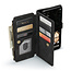 CaseMe - Hoesje geschikt voor Google Pixel 10 Pro XL - Vintage Wallet Book Case Ritssluiting - Met Magneetsluiting - Zwart