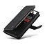 CaseMe - Hoesje geschikt voor Google Pixel 10 Pro XL - Vintage Wallet Book Case Ritssluiting - Met Magneetsluiting - Zwart