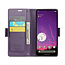 CaseMe - Hoesje geschikt voor Google Pixel 10 Pro XL - Retro Wallet Book Case - Met Magnetische Sluiting - Paars