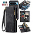 CaseMe - Telefoonhoesje geschikt voor Google Pixel 10 Pro XL - 2 in 1 Book Case en Back Cover - Zwart