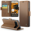 CaseMe - Hoesje geschikt voor Google Pixel 10 Pro XL - Retro Wallet Book Case - Met Magnetische Sluiting - Bruin