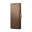 CaseMe - Hoesje geschikt voor Google Pixel 10 Pro XL - Retro Wallet Book Case - Met Magnetische Sluiting - Bruin