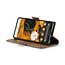 CaseMe - Hoesje geschikt voor Google Pixel 10 Pro XL - Retro Wallet Book Case - Met Magnetische Sluiting - Bruin