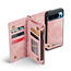 CaseMe - Telefoonhoesje geschikt voor Google Pixel 10 Pro XL - 2 in 1 Book Case en Back Cover - Lichtroze