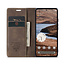 Caseme - Telefoonhoesje geschikt voor Google Pixel 10 Pro XL - Wallet Book Case - Met Magnetische Sluiting - Donker Bruin