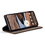 Caseme - Telefoonhoesje geschikt voor Google Pixel 10 Pro XL - Wallet Book Case - Met Magnetische Sluiting - Donker Bruin