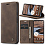 Caseme - Telefoonhoesje geschikt voor Google Pixel 10 Pro XL - Wallet Book Case - Met Magnetische Sluiting - Donker Bruin
