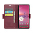 CaseMe - Hoesje geschikt voor Google Pixel 10 Pro XL - Retro Wallet Book Case - Met Magnetische Sluiting - Rood