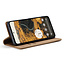Caseme - Telefoonhoesje geschikt voor Google Pixel 10 Pro XL - Wallet Book Case - Met Magnetische Sluiting - Licht Bruin