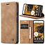 Caseme - Telefoonhoesje geschikt voor Google Pixel 10 Pro XL - Wallet Book Case - Met Magnetische Sluiting - Licht Bruin