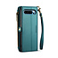 CaseMe - Telefoonhoesje geschikt voor Google Pixel 10 Pro XL - Wallet Book Case met Schouder Strap - Groen