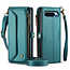 CaseMe - Telefoonhoesje geschikt voor Google Pixel 10 Pro XL - Wallet Book Case met Schouder Strap - Groen