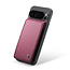 CaseMe - Telefoonhoesje geschikt voor Google Pixel 10 Pro XL - Back Cover met RFID Pasjeshouder - Rood