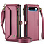 CaseMe - Telefoonhoesje geschikt voor Google Pixel 10 Pro XL - Wallet Book Case met Schouder Strap - Rood