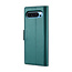 CaseMe - Hoesje geschikt voor Google Pixel 10 Pro XL - Retro Wallet Book Case - Met Magnetische Sluiting - Groen
