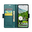 CaseMe - Hoesje geschikt voor Google Pixel 10 Pro XL - Retro Wallet Book Case - Met Magnetische Sluiting - Groen