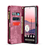 CaseMe - Telefoonhoesje geschikt voor Google Pixel 10 Pro XL - 2 in 1 Book Case en Back Cover - Rood