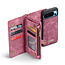 CaseMe - Telefoonhoesje geschikt voor Google Pixel 10 Pro XL - 2 in 1 Book Case en Back Cover - Rood