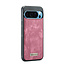 CaseMe - Telefoonhoesje geschikt voor Google Pixel 10 Pro XL - 2 in 1 Book Case en Back Cover - Rood