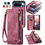 CaseMe - Telefoonhoesje geschikt voor Google Pixel 10 Pro XL - 2 in 1 Book Case en Back Cover - Rood