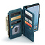CaseMe - Hoesje geschikt voor Google Pixel 10 Pro XL - Vintage Wallet Book Case Ritssluiting - Met Magneetsluiting - Blauw
