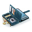 CaseMe - Hoesje geschikt voor Google Pixel 10 Pro XL - Vintage Wallet Book Case Ritssluiting - Met Magneetsluiting - Blauw