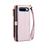CaseMe - Telefoonhoesje geschikt voor Google Pixel 10 Pro XL - Wallet Book Case met Schouder Strap - Licht Roze