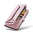 CaseMe - Telefoonhoesje geschikt voor Google Pixel 10 Pro XL - Wallet Book Case met Schouder Strap - Licht Roze