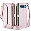 CaseMe - Telefoonhoesje geschikt voor Google Pixel 10 Pro XL - Wallet Book Case met Schouder Strap - Licht Roze