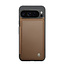 CaseMe - Telefoonhoesje geschikt voor Google Pixel 10 Pro XL - Back Cover met RFID Pasjeshouder - Bruin