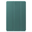 Case2go - Tablet hoes geschikt voor Samsung Galaxy Tab S10 Lite (2025) - 10.9 Inch - Tri-Fold Book Case - Auto/Wake functie - Donker Groen