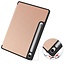 Case2go - Tablet hoes geschikt voor Samsung Galaxy Tab S10 Lite (2025) - 10.9 Inch - Tri-fold hoes met Auto/Wake functie en Magnetische sluiting - TPU Cover Met Pencil Houder - Rose Goud