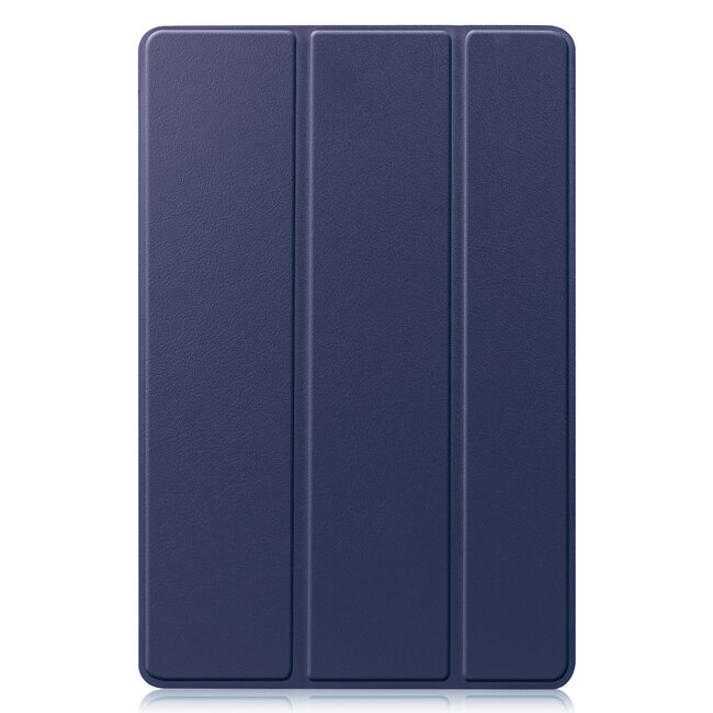 Case2go - Tablet hoes geschikt voor Samsung Galaxy Tab S10 Lite (2025) - 10.9 Inch - Tri-Fold Book Case - Auto/Wake functie - Donker Blauw