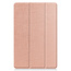 Case2go - Tablet hoes geschikt voor Samsung Galaxy Tab S10 Lite (2025) - 10.9 Inch - Tri-Fold Book Case - Auto/Wake functie - Rosegoud